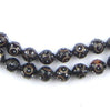 Dark Eye Inlaid Arabian Prayer Beads (6mm)