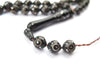 Dark Eye Inlaid Arabian Prayer Beads (6mm) - The Bead Chest