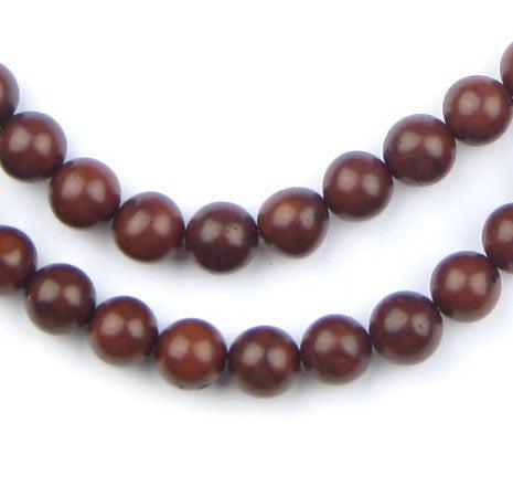 Brown Wood Arabian Prayer Beads (7mm) - The Bead Chest