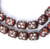 Premium Brown Silver Inlaid Arabian Prayer Beads
