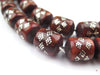 Premium Brown Silver Inlaid Arabian Prayer Beads - The Bead Chest
