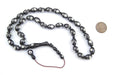 White Eye Inlaid Arabian Prayer Beads - The Bead Chest