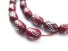 Oval Cherry Inlaid Arabian Prayer Beads - The Bead Chest