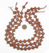 Brown Afghani Snowflake Bauxite Beads - The Bead Chest