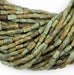 Faceted Green Turquoise Beads - The Bead Chest