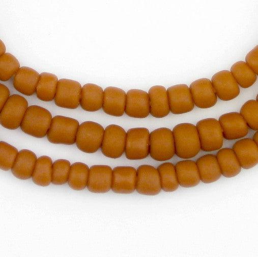 Earthy Brown Java Glass Beads - The Bead Chest