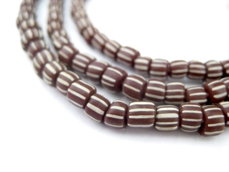 Dark Brown Java Gooseberry Beads - The Bead Chest