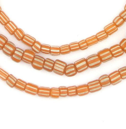 Tangerine Orange Java Gooseberry Beads - The Bead Chest