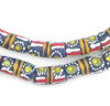 Sun Stripe Krobo Beads