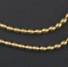 Smooth Bicone Brass Spacer Beads (7x6mm)