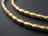 Smooth Oval Brass Spacer Beads (7x5mm) - The Bead Chest