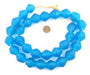 Jumbo Sapphire Bicone Recycled Glass Beads (25mm) - The Bead Chest