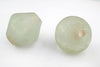 Clear Jumbo 30mm Recycled Glass Beads (Set of 2)