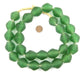 Light Green Recycled Glass Beads (25mm) - The Bead Chest