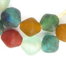 Super Jumbo Premium Mixed Recycled Glass Beads (34mm)