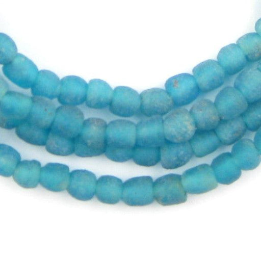 Sapphire Recycled Glass Beads (7mm) - The Bead Chest