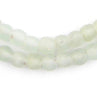 Clear Aqua Recycled Glass Beads (9mm)
