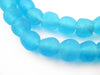 Sapphire Recycled Glass Beads (11mm) - The Bead Chest