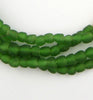 Green Recycled Glass Beads (7mm)