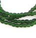 Dark Green Recycled Glass Beads (7mm) - The Bead Chest