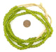 Lime Green Recycled Glass Beads (7mm) - The Bead Chest