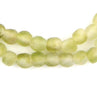 Olive Swirl Recycled Glass Beads (9mm)