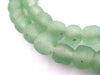 Light Green Recycled Glass Beads (9mm) - The Bead Chest