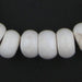 Round White Naga Shell Beads (12x19mm) - The Bead Chest