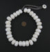 Round White Naga Shell Beads (12x19mm) - The Bead Chest