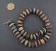 Striped Rondelle Tibetan Agate Beads (8x12mm) - The Bead Chest