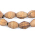 Oval Olive Wood Beads from Bethlehem (20x14mm) - The Bead Chest