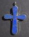 Afghani Lapis Lazuli Cross Pendant - The Bead Chest