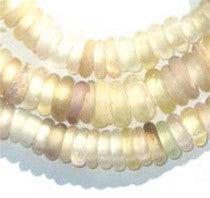 Clear Old Annular Wound Dogon Beads (11mm) - The Bead Chest