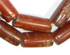 Cylinder Bauxite Beads (30x12mm)