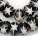 Star Design Batik Bone Beads (Large) - The Bead Chest