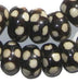Polka Dot Batik Bone Beads (Large) - The Bead Chest
