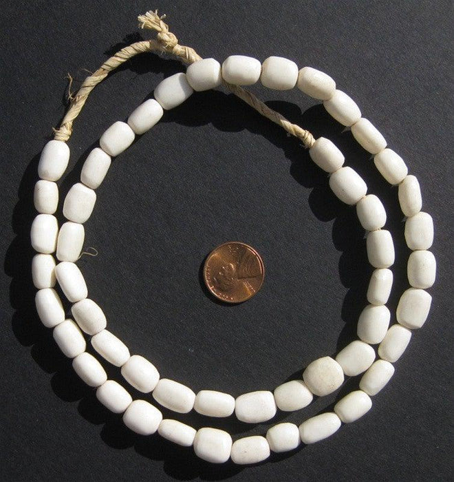 White Bone Beads (Small) - The Bead Chest