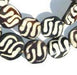 Swirl Design Batik Bone Beads (Circular) - The Bead Chest