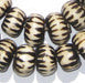 Chevron Design Batik Bone Beads (Large) - The Bead Chest