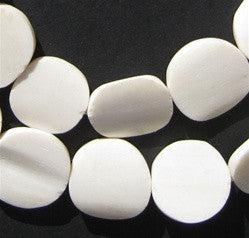 White Bone Beads (Circular) - The Bead Chest