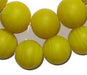 Round Colodonte Beads (Yellow) - The Bead Chest