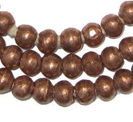 Round Copper Ethiopian Beads (8mm) - The Bead Chest