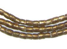 Small Brass Tube Ethiopian Beads - The Bead Chest