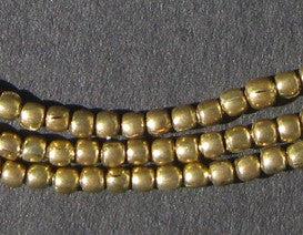 Brass Round Small Ethiopian Beads - The Bead Chest