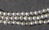 Silver Color Round Small  Ethiopian Beads
