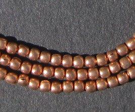 Copper Round Small Ethiopian Beads - The Bead Chest