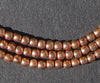 Copper Round Small  Ethiopian Beads