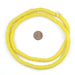 Yellow Sandcast Cylinder Beads - The Bead Chest