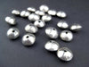 Mali Silver Bicone Beads (9x14mm)(Set of 20)