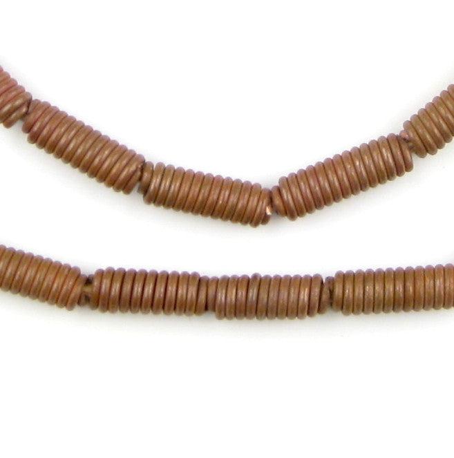 Copper Coil Beads (17x6mm) - The Bead Chest